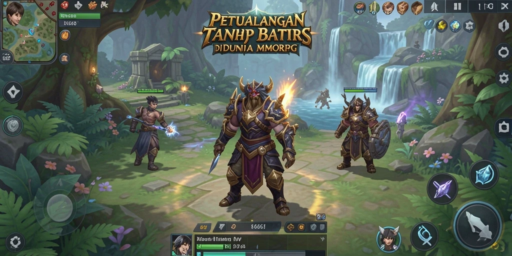 Tangkapan layar gameplay MMORPG 666I dengan aksi seru dan grafis menarik.