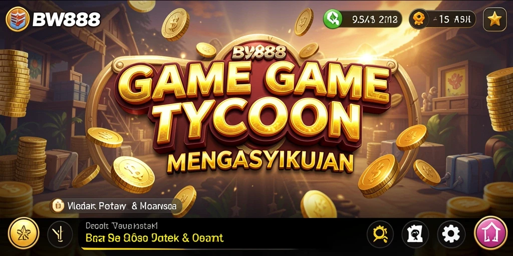 Screenshot BW888 menampilkan gameplay membangun bisnis Tycoon yang menarik.