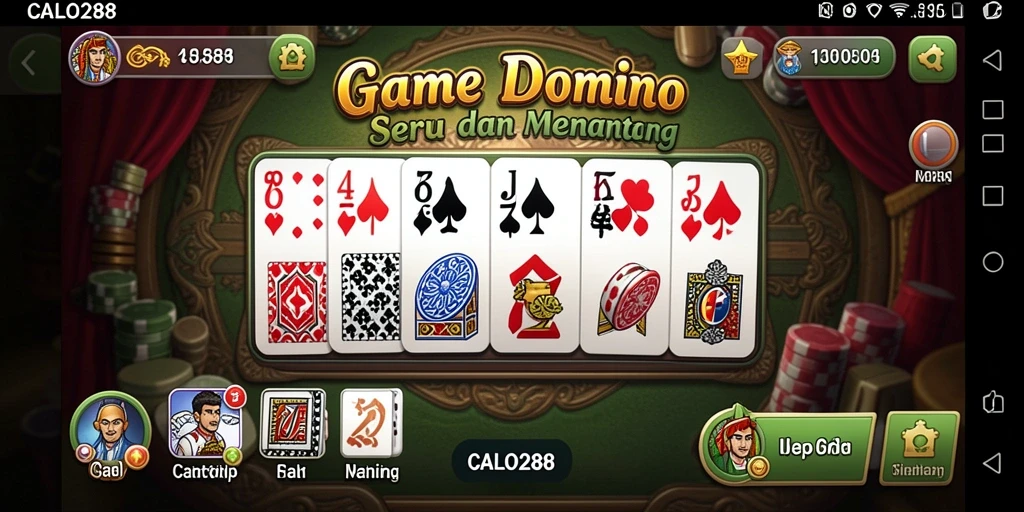 Tangkapan layar dari gameplay seru di CALO288.