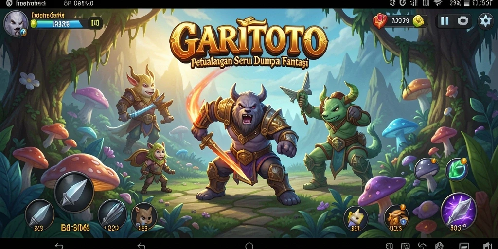Tampilan gameplay GARITOTO yang menakjubkan dalam dunia petualangan.
