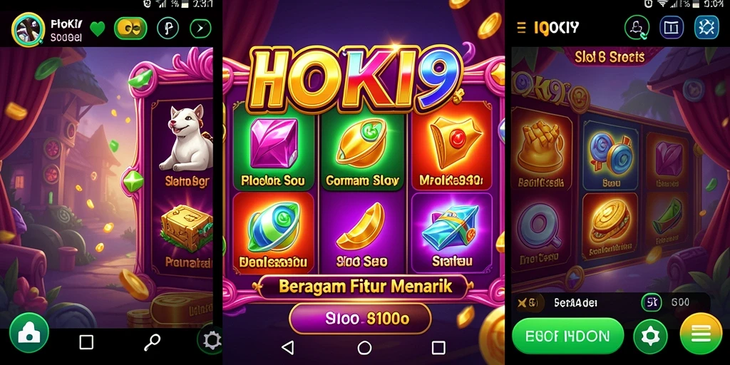Screenshot HOKI9 menampilkan gameplay seru dalam permainan Slot.