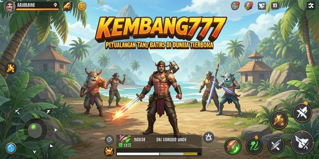 Screenshot KEMBANG777 menampilkan gameplay eksplorasi dunia terbuka yang mendalam.