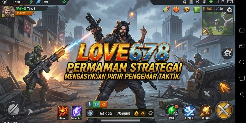Screenshot utama <strong>LOVE678</strong> menunjukkan aksi gameplay strategi yang mendebarkan.
