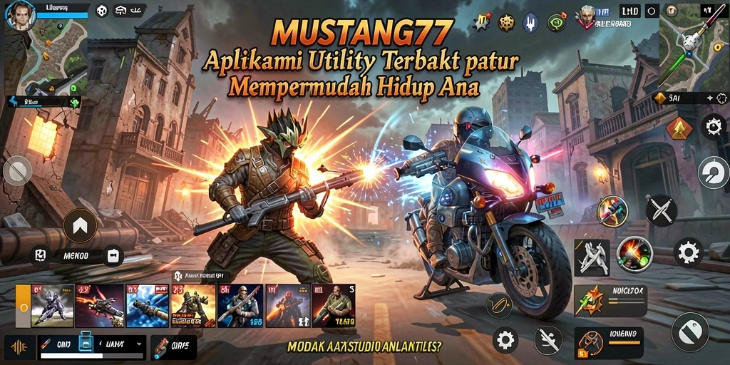 Tampilan antarmuka utama MUSTANG77 untuk manajemen utility yang efisien.