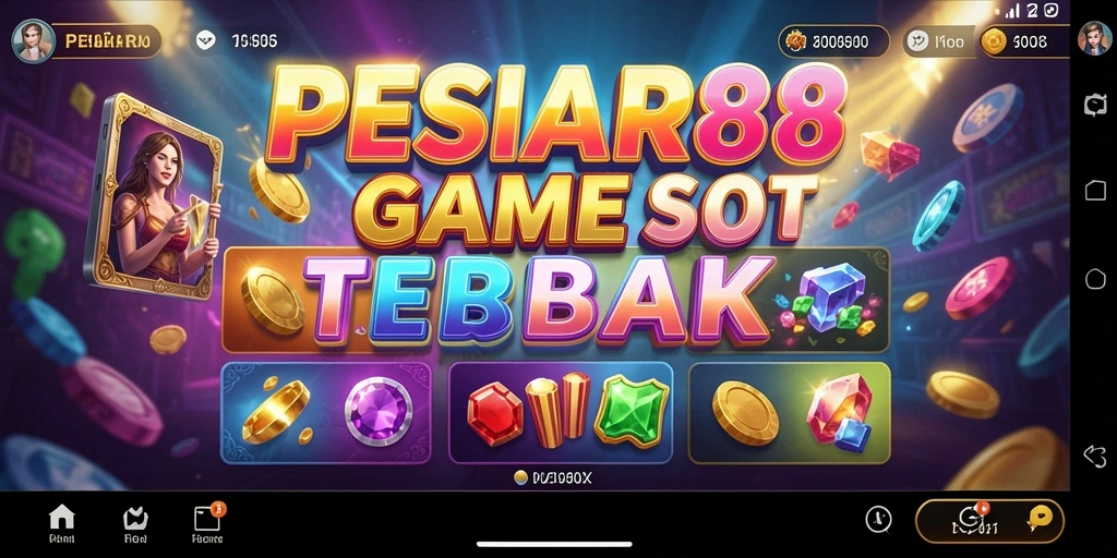 Tampilan gameplay menarik dari PESIAR88 dengan berbagai mesin slot.