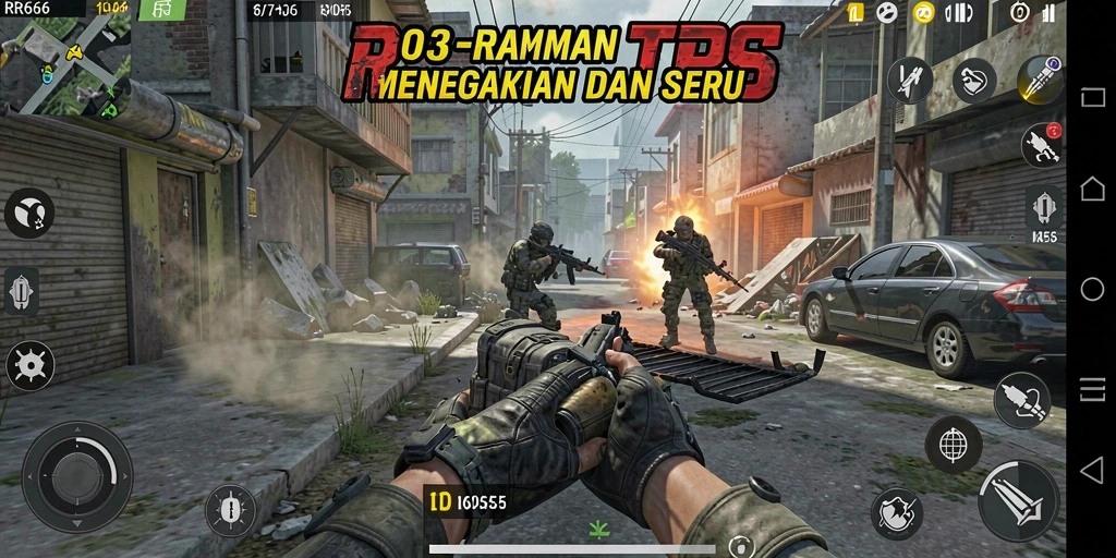 Tampilan gameplay seru di <strong>RR666</strong> dengan aksi tembak-menembak yang menegangkan.