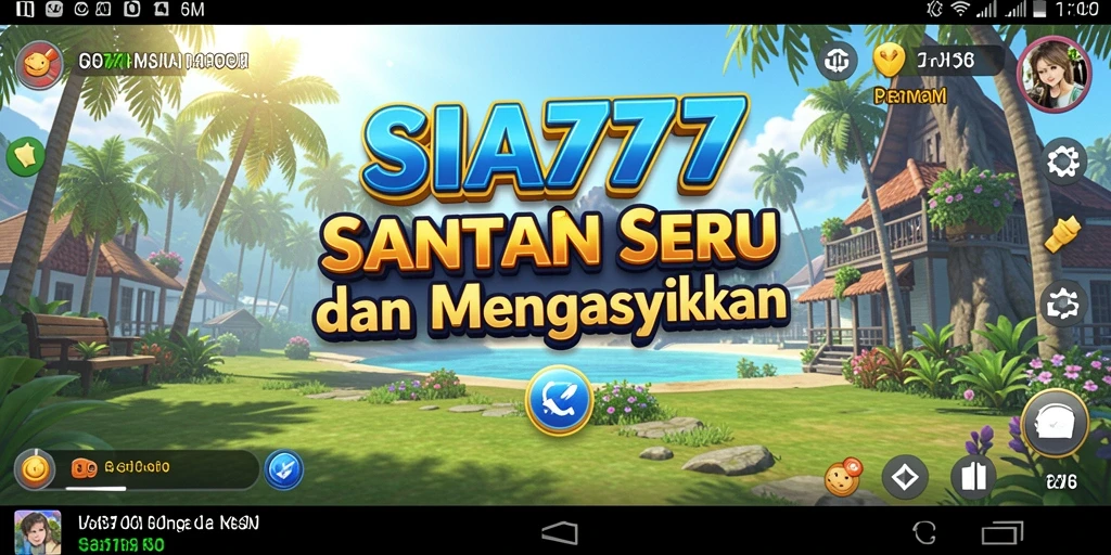 Tampilan gameplay SIA777 yang penuh warna dan mengasyikkan.