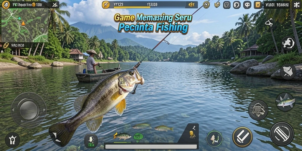 Gameplay memancing seru di YY123 dengan grafis menakjubkan.